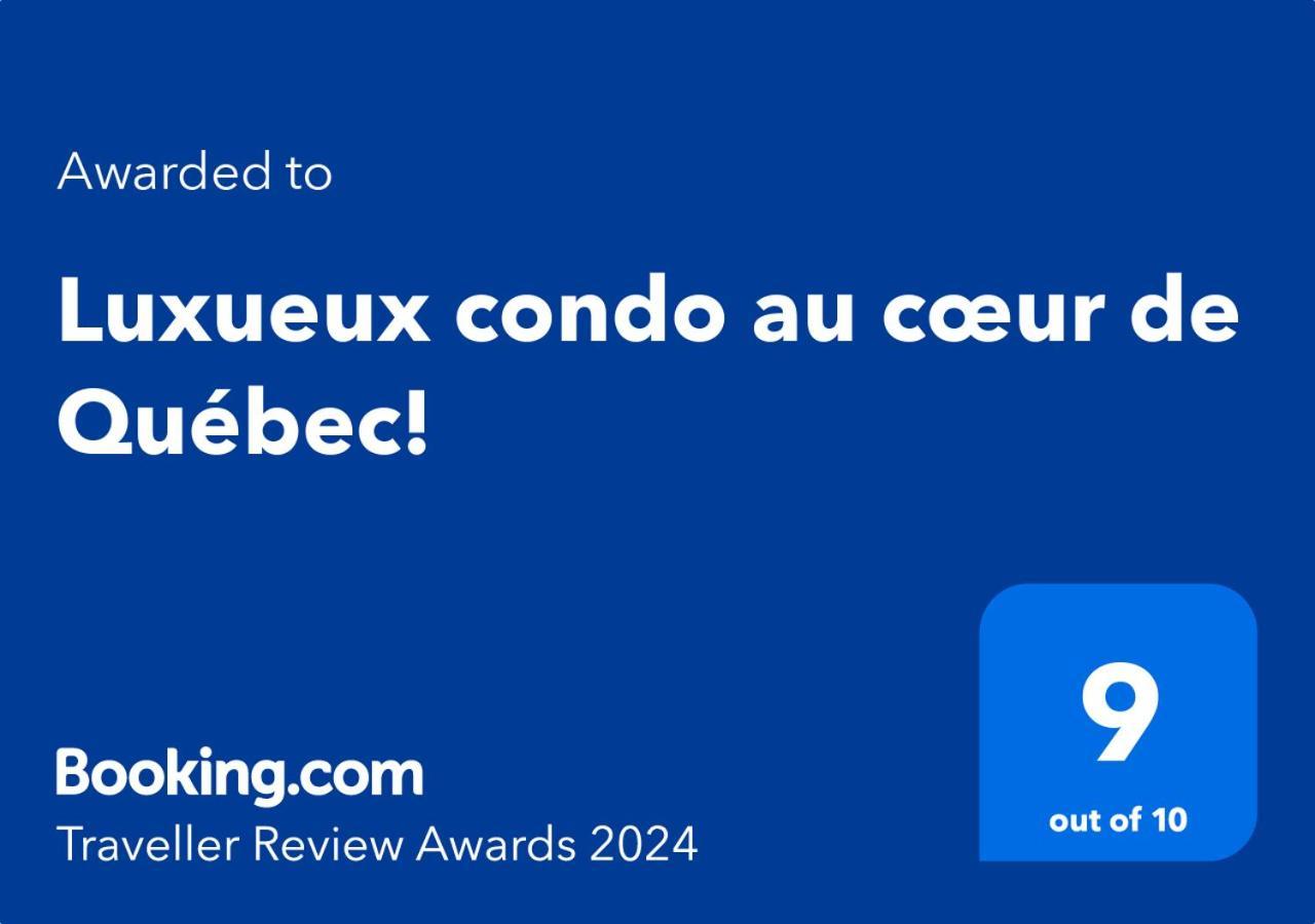 Luxueux Condo Au Coeur De Quebec! Екстер'єр фото